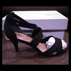 Style & Company Macys Black Dressy Strap Shoes